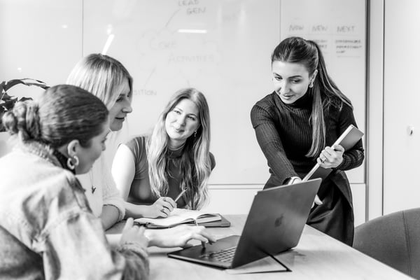 Dialogue-Driven Delivery team working together