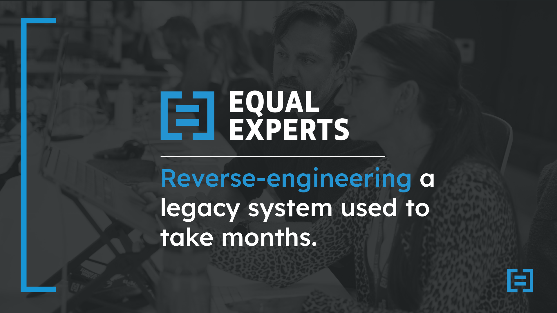 Reverse-engineering a legacy system used to take months - Slide 1